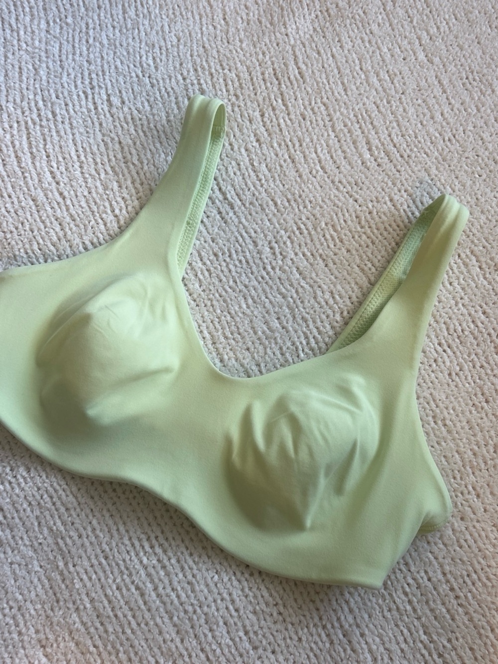 ‘all in motion’ Pale Green Wireless Seamless Sports Bra
